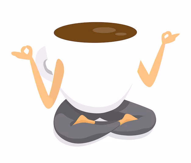 Can you drink coffee and do yoga?