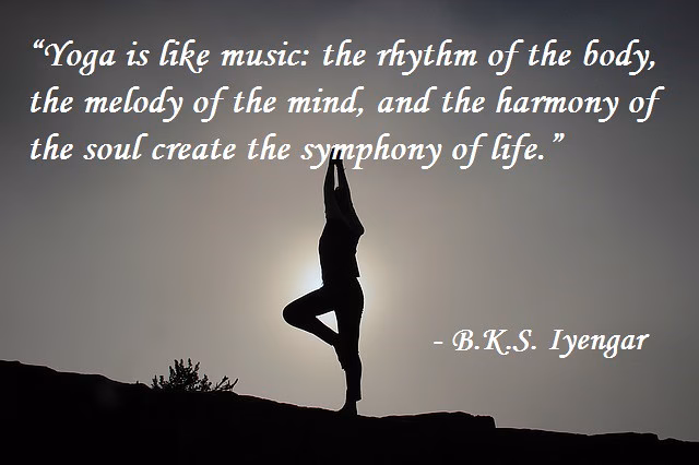 What is the quote about music and meditation?