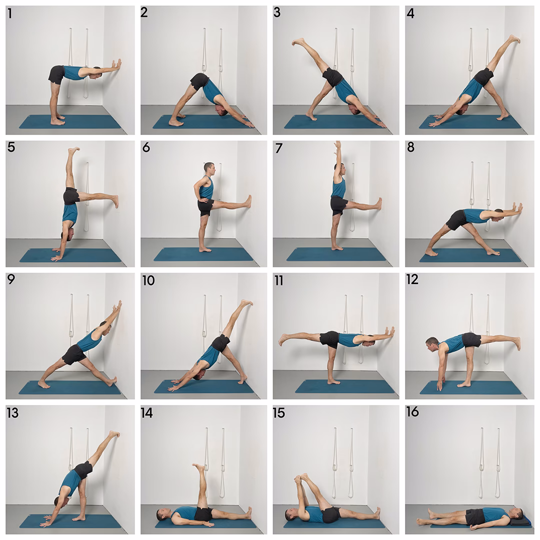 What is the series order of doing asanas?