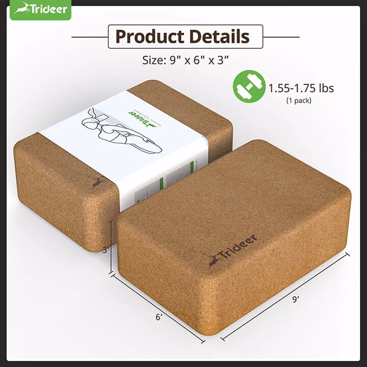 Are yoga blocks better in foam or cork?