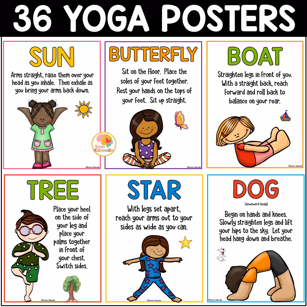 How to use yoga cards with kids?