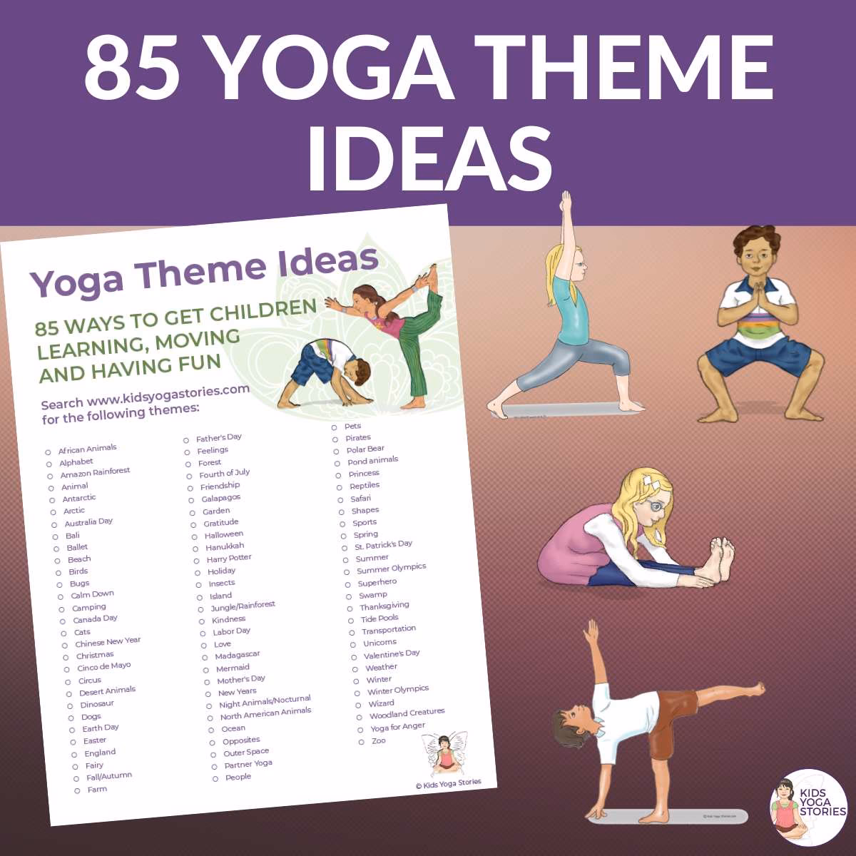 What is a theme in yoga?