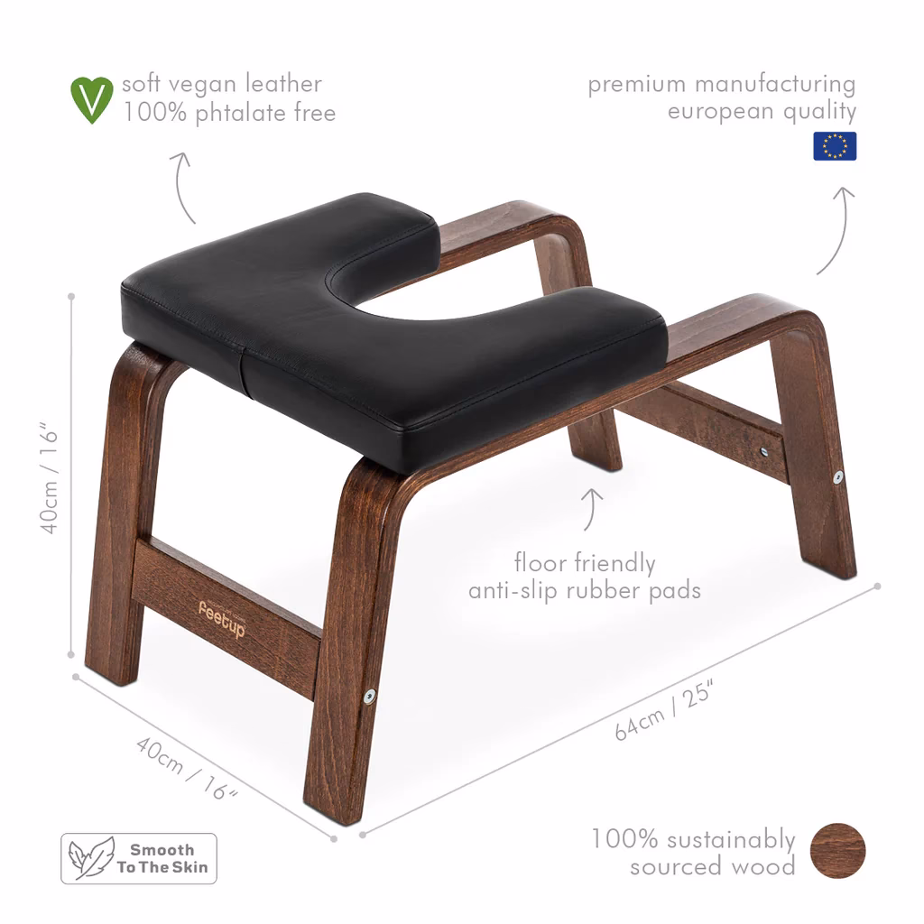 What are the benefits of the feet up headstand?