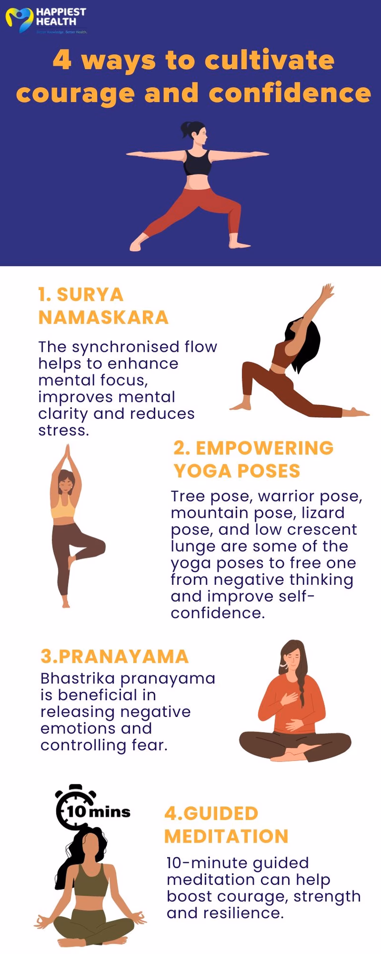 What is the fierce and courageous pose in yoga?