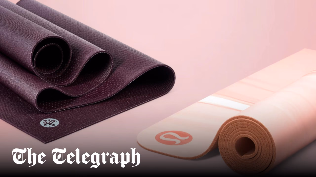 What brand of yoga mat has a frog logo?