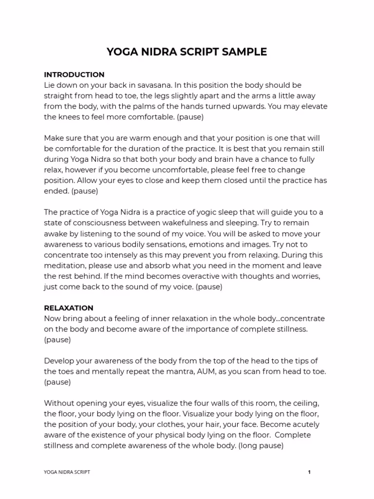 How do I write a meditation script?