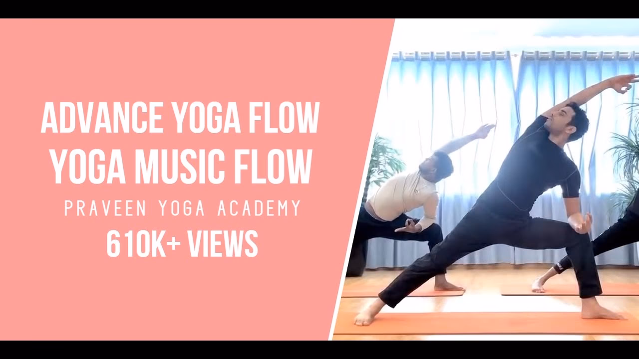 What is a flowing sequence in yoga called?