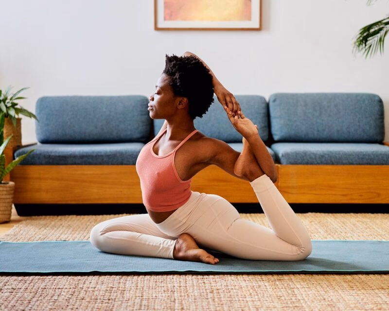 How long does it take for yoga to improve posture?