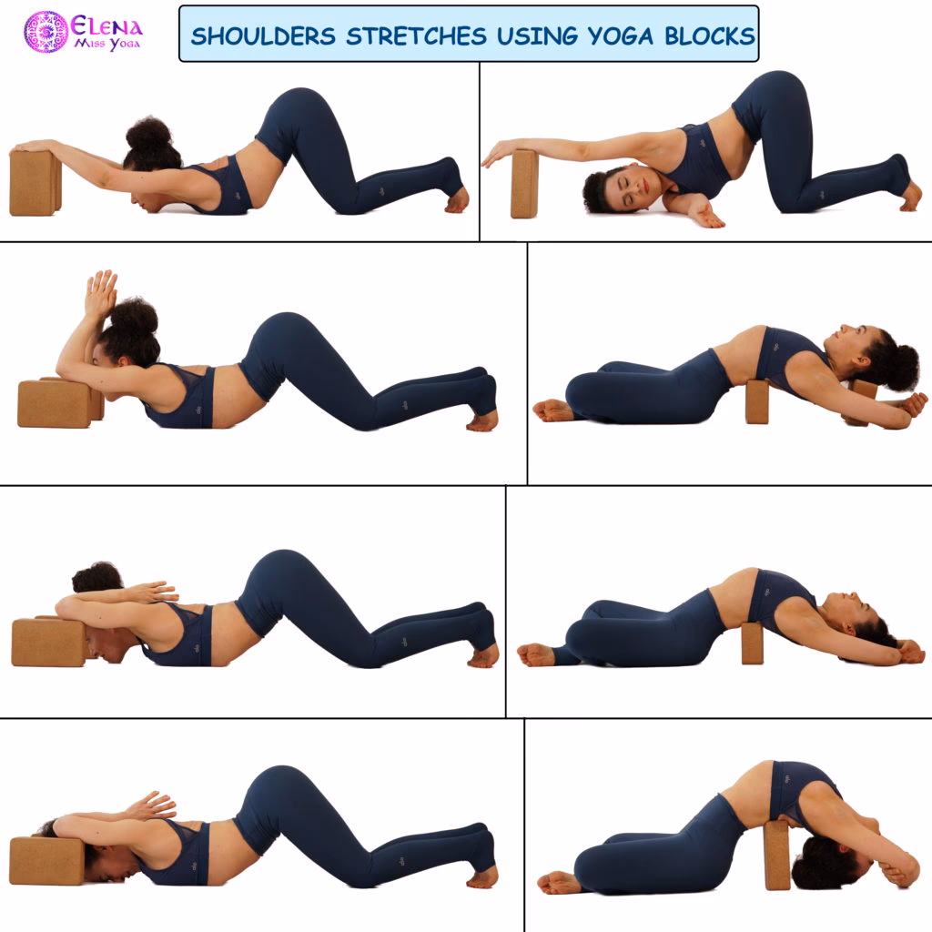 What is one yoga pose that strengthens the shoulders?