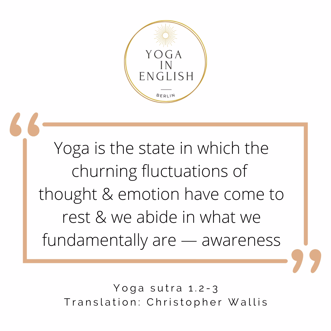 What is the meaning of the name yoga?